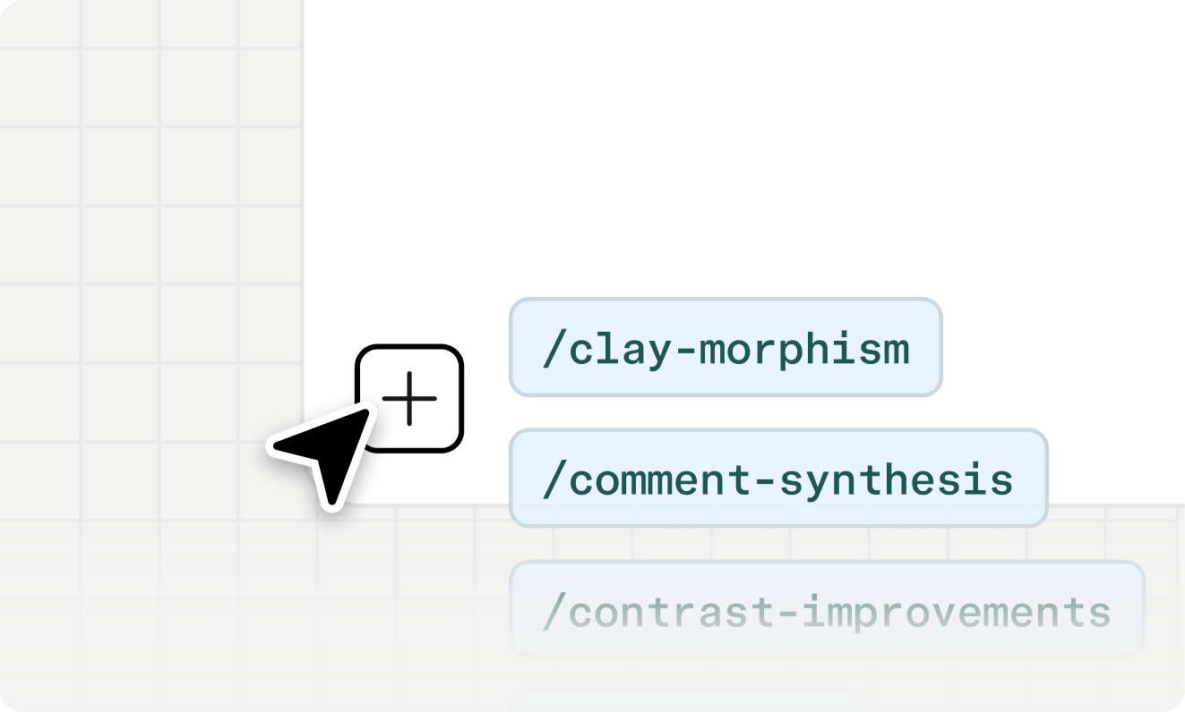 Agent skill tags and a cursor adding a new skill in Community